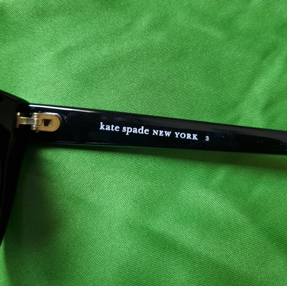 Kate Spade - Women's Samantha/S 8079O Black Cat Eye Sunglasses 54mm Black - Picture 8 of 12